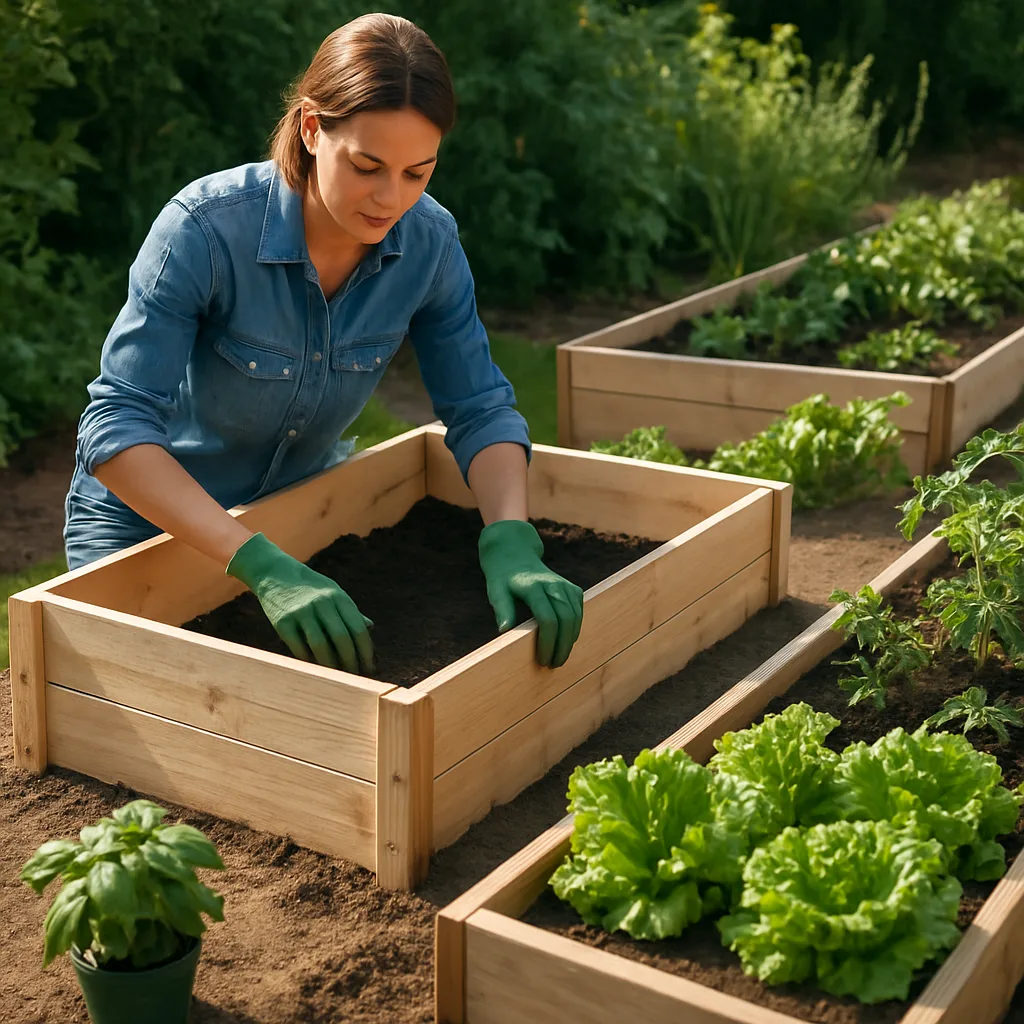 Aprenda a Construir Canteiros Elevados e Multiplique Suas Colheitas em Pouco Espaço!